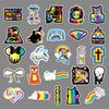 50 Pictures of Individual Colored Rainbow Series Fresh Graffiti Suitcase Laptop Scooter Car Decoration Stickers