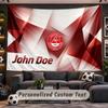 Aberdeen FC Personalized Tapestry Support Custom Name, Wall Art Home Decoration