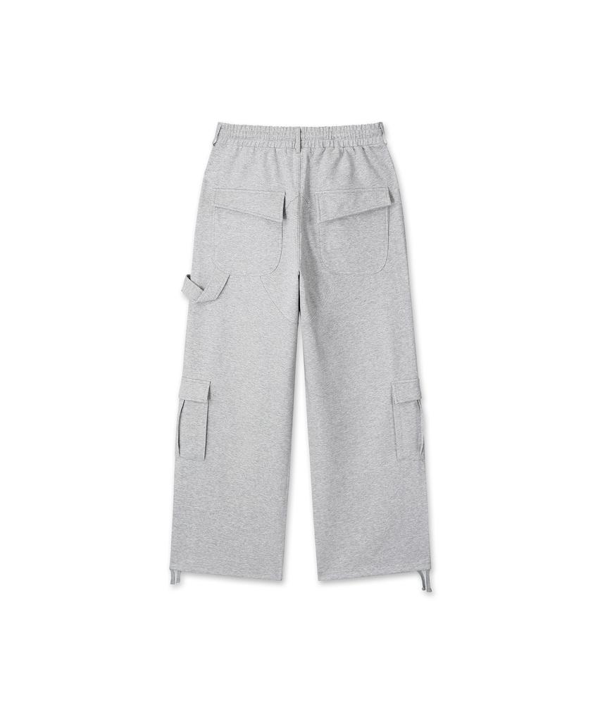 9999ARCHIVE Oblique Pocket Wide Cargo Sweat Pants