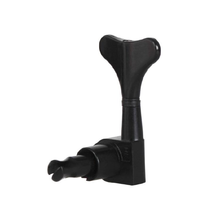 4Pcs Bass Machine Head Knobs Sealed Tuning Key Black Bass String Tuning Peg for 4 String Bass Instruments Enduring