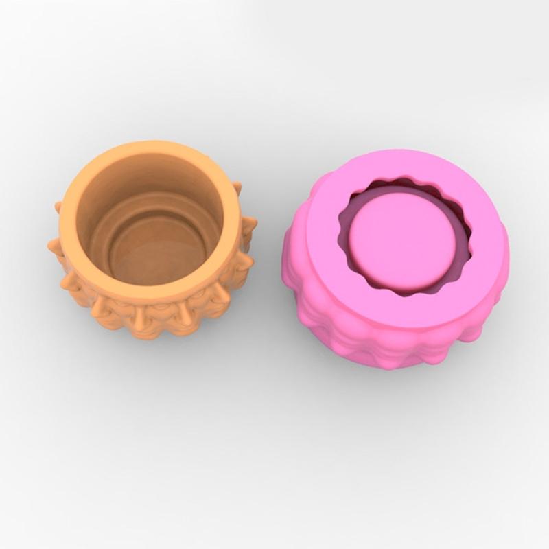 Succulents Flower Pot Resin Silicone Mold Suitable for Diy Garden Concrete Flower Pot Candle Holder Crafts Home Decor