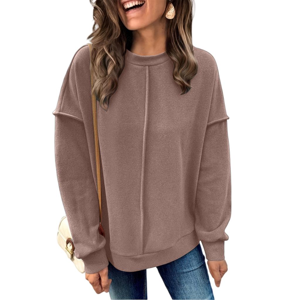 Fashion Loose Sports Crewneck Sweatshirt Casual Pullover Long Sleeve Crewneck Sweatshirt
