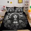 3D Beauty Skull Printing Bedspreads Twin Size Polyester Home Bedding Set Boy High Quality Home Duvet Cover Set