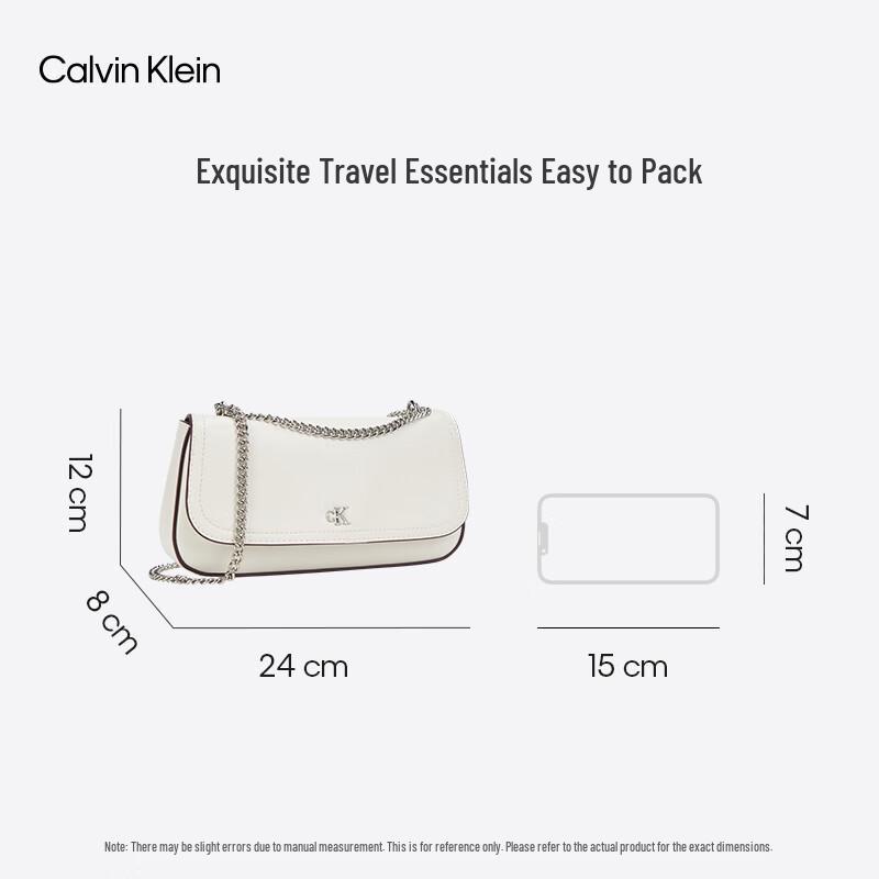 Calvin Klein Women's CK Letter Chain Shoulder Bag