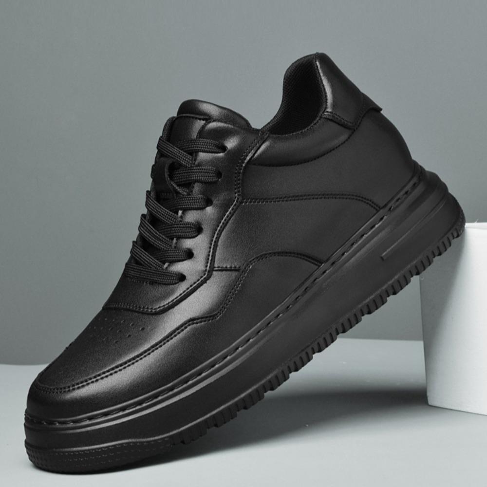 

37-47Men s BusinessLeather Shoes Soft Moccasin Shoes Comfortable Casual Shoes for Men Autumn Solid Black White Men Sneakers 47