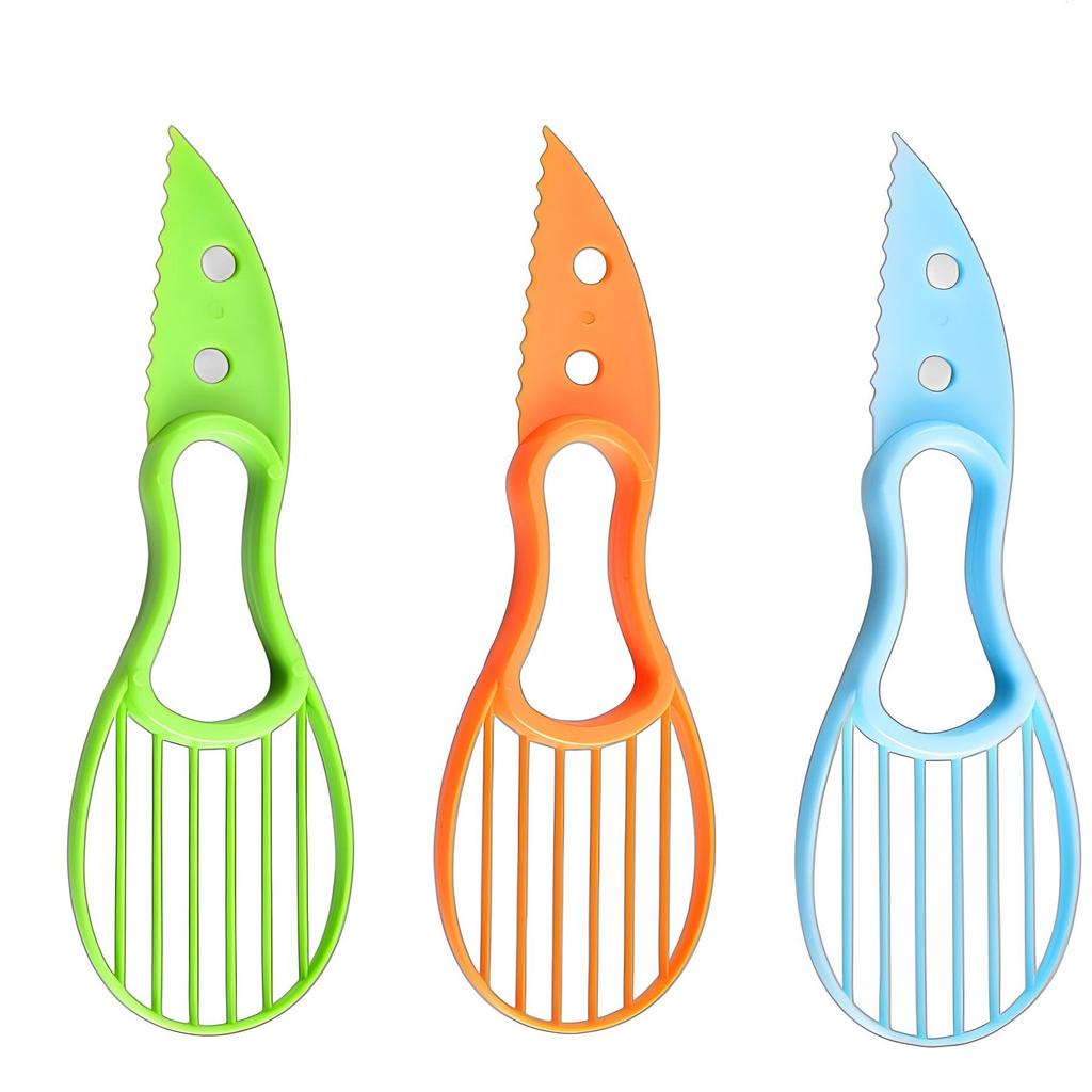Multifunctional Kiwi and Avocado Slicer Tool for Kitchen Use