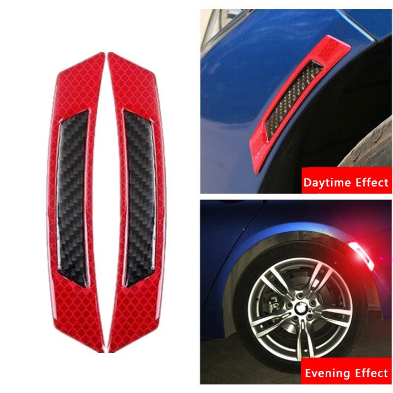 Warning Car Reflective Strip Security Tag Car Door Bumper Sticker Anti-collision Safety Mark Auto Side Anti-scratch
