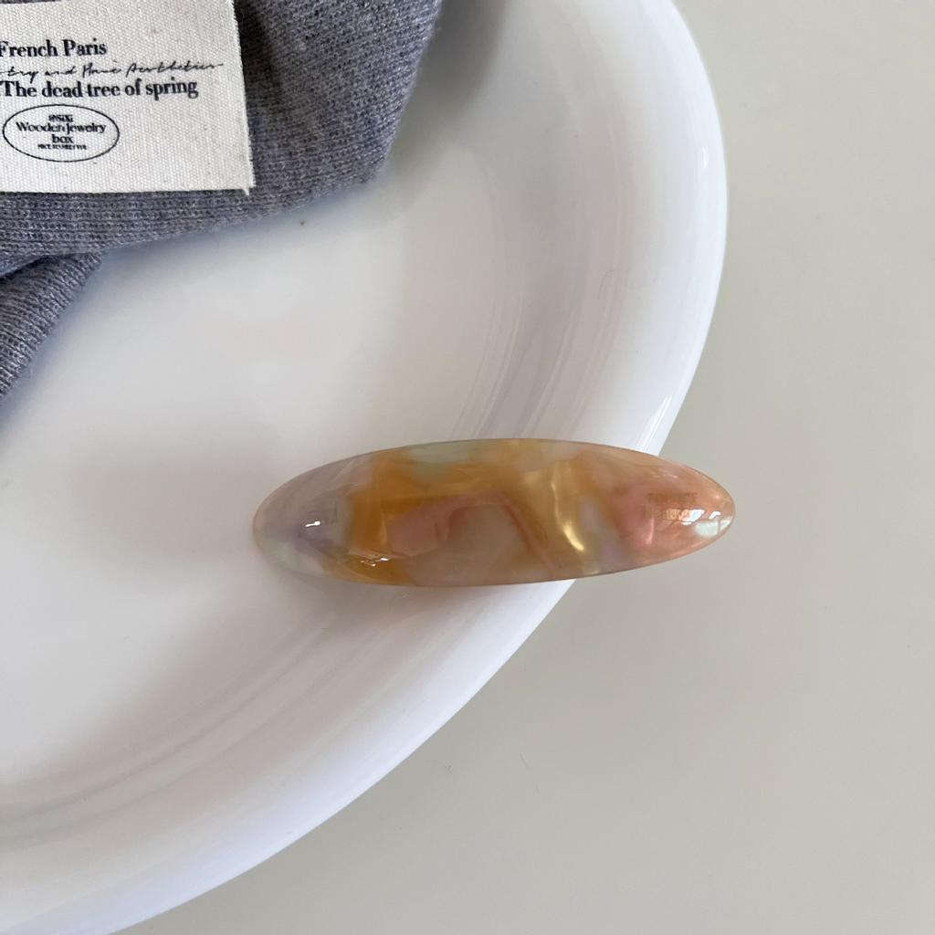 Exquisite Retro Leopard Hairpins Spring Clip Colorful Acetate Clips For Women Elegant Barrettes Fashion Hair Accessories