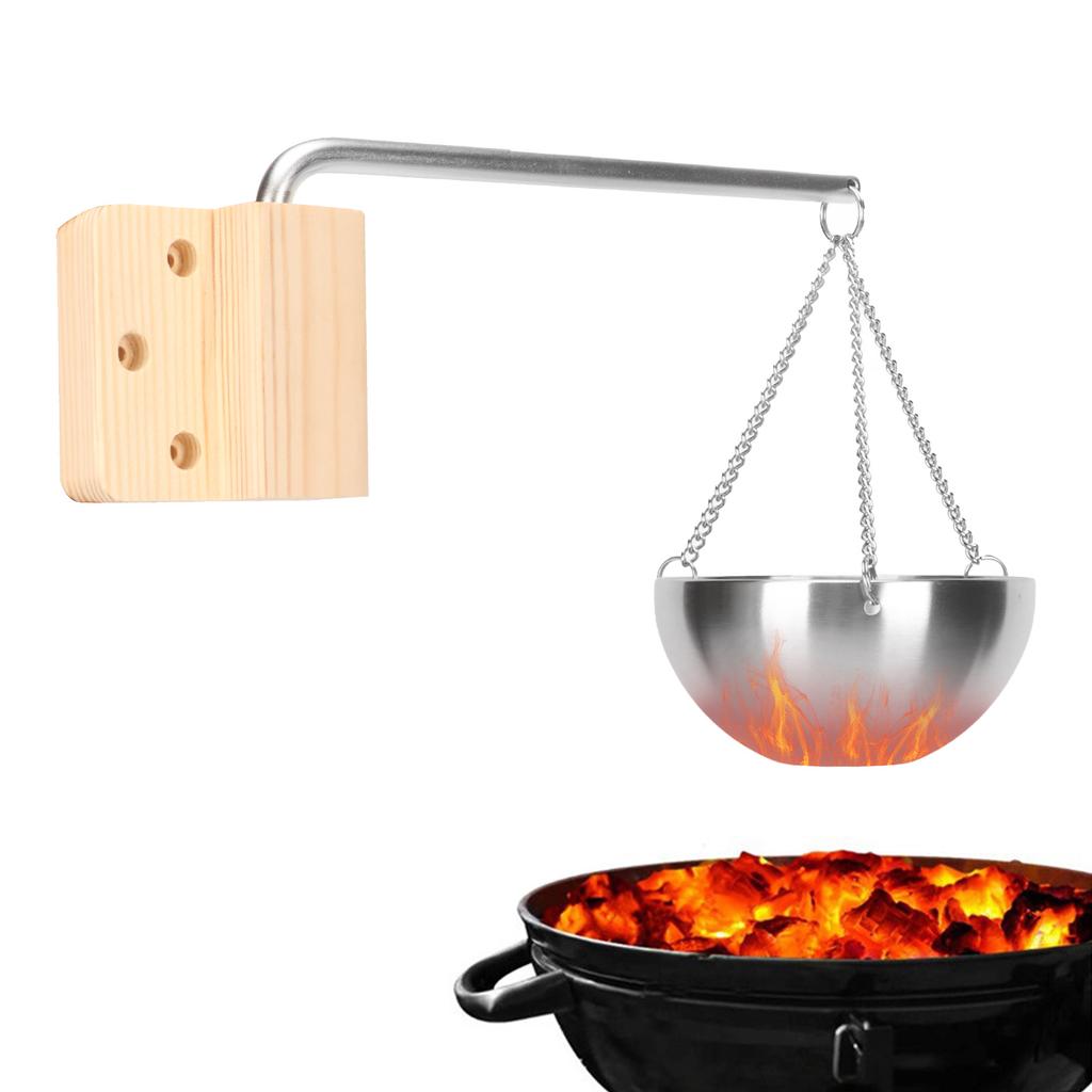 Sauna Essential Oil Holder Round Stainless Steel Sauna Aroma Oil Bowl Cup Essential Oil Fragrance Diffuser for Spa 4.7in
