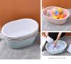 Large Oval Thickened Plastic Washbasin - Baby & Children's Bath or Laundry