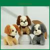 Chaveiro de Boneca Cachorro de Pelúcia Fofa de Quatro Polegadas Para Acessórios de Mochila Para Amantes de Cachorros