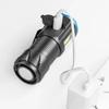 Mini 3LED Flashlight Ultra Strong Portable Lights 5 Lighting Modes USB Rechargeable Built-in Battery with COB Lights Pen Clip
