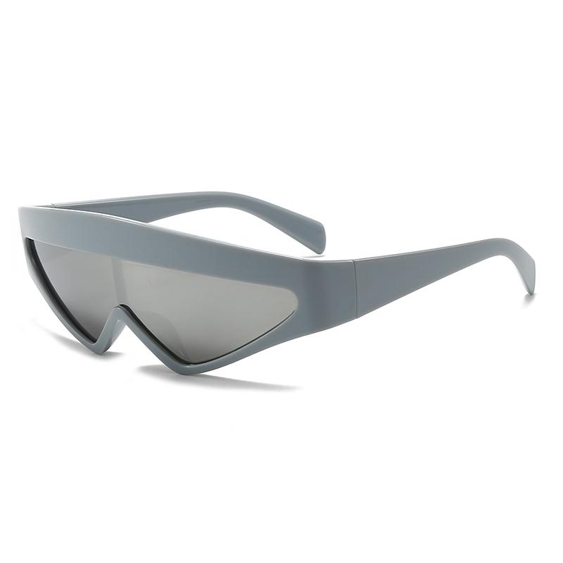 Vintage Trendy Technological Punk Goggles Women Men Futuristic Sun Eyeglasses For Outdoor Use Lady Man Glasses UV Protection 400