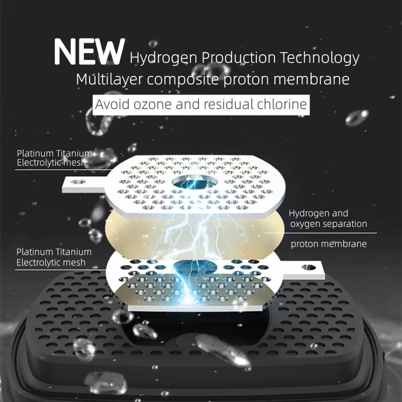 Hydrogen Generator Water Cup Filter Ionizer Maker Hydrogen-Rich Water Portable Super Antioxidants ORP Hydrogen Bottle 350ml