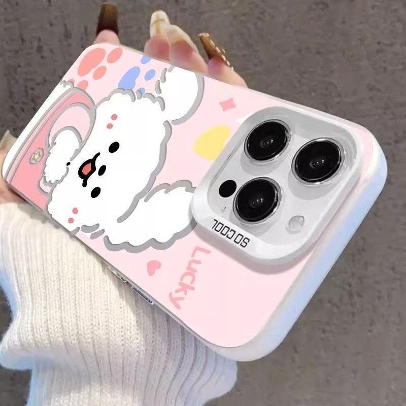 Lovers Maltese Korea Fashion Phone Case For iPhone 17 Pro Max 16 Pro 15 Plus 14 13 mini 12 11 16E 17 Air Soft Case