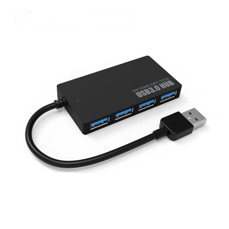 High-Speed USB 2.0 Hub 4-Port Data Cable Splitter Adapter Multi-System Plug And Play Expander for Enhanced Connectivity