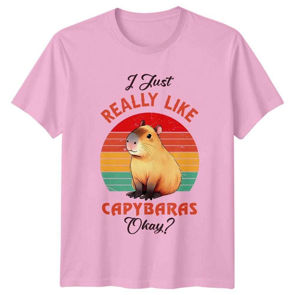 I Just Really Like Capybaras TShirt Capybara Animal Gift For Him And Her