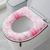 1Pcs Thickened Toilet Seat Zipper Toilet Cover Cartoon Universal Waterproof Toilet Cover Simple Universal Waterproof Toilet Seat PadToilet Heating Pad
