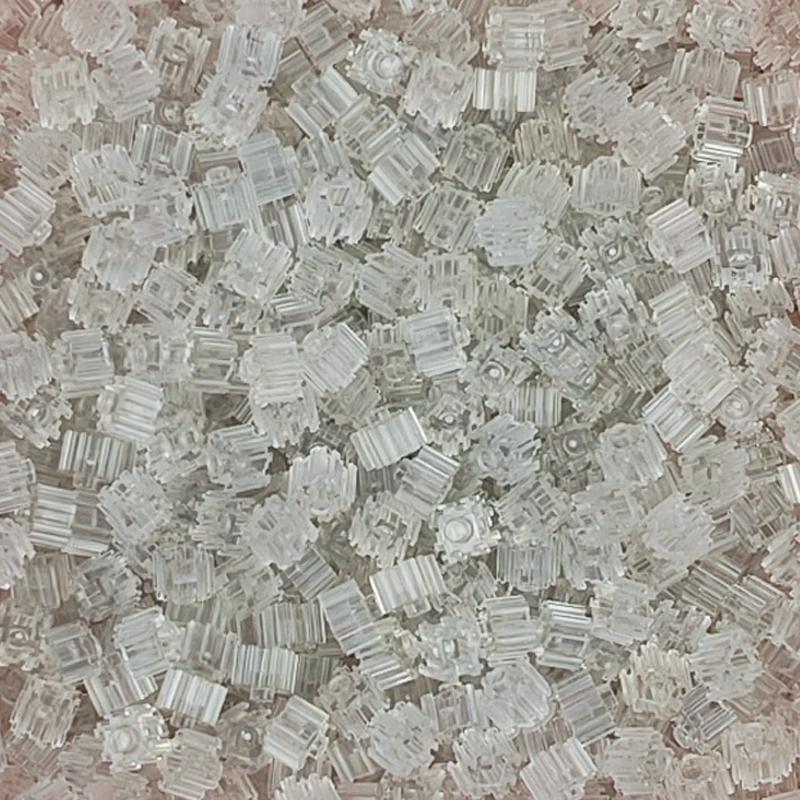 500PCs 6*6mm Transparent Colour Pixel Art Puzzle Construction Bricks DO IT YOURSELF 3D Small Brick Ideal For Children s Toy Puzzle Children 6MM