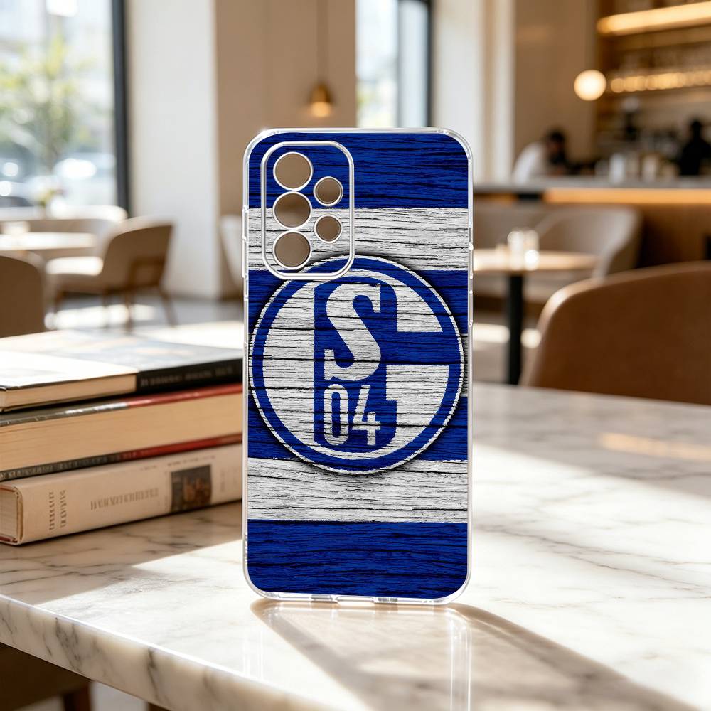 S-Schalke S04  Phone Case For Samsung S25,S24,S21,S22,S23,S30,Ultra,S20,Plus,Fe Transparent Cover