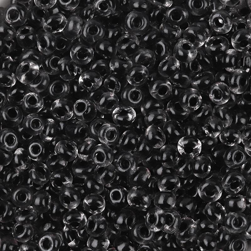 4mm Transparent Dyed Core Glass Seed Beads for DIY Bracelets, 450g Bag