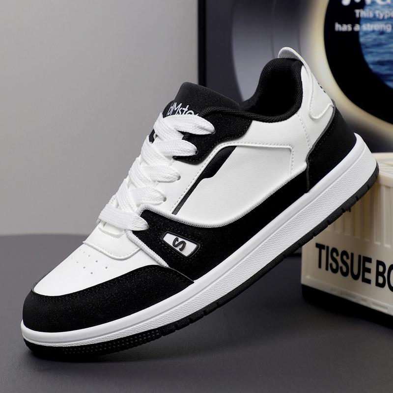 New Men's Classic Four Seasons Fashion Low Top Thick Sole Skateboarding Shoes Comfortable Soft Sole Basketball Sneakers