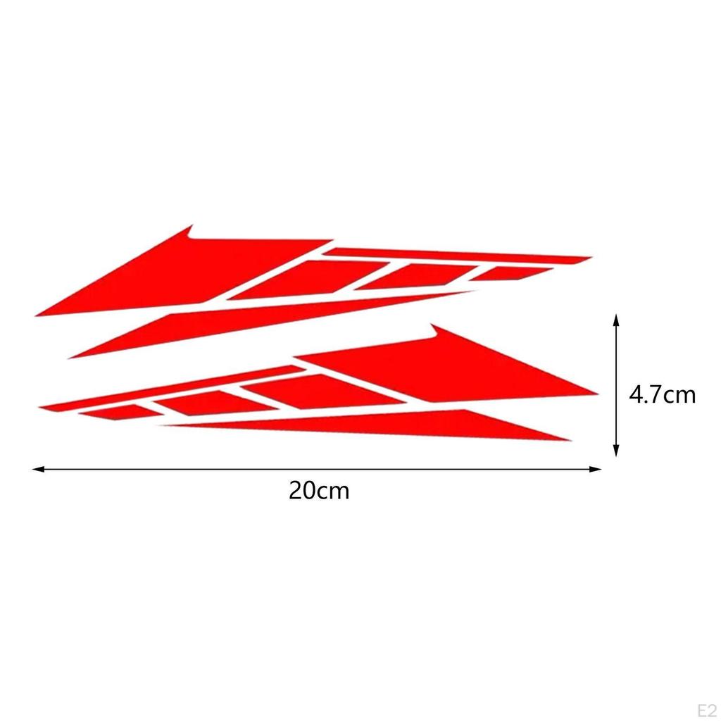 1 Pair Motorcycle Body Decoration Stickers Waterproof Multifunctional Car Accessories PVC Material