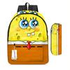 Spongebob Squarepants Children'S School Bag Male And Female Students Backpack Kindergarten Cute Cartoon Backpack Pencil Bag