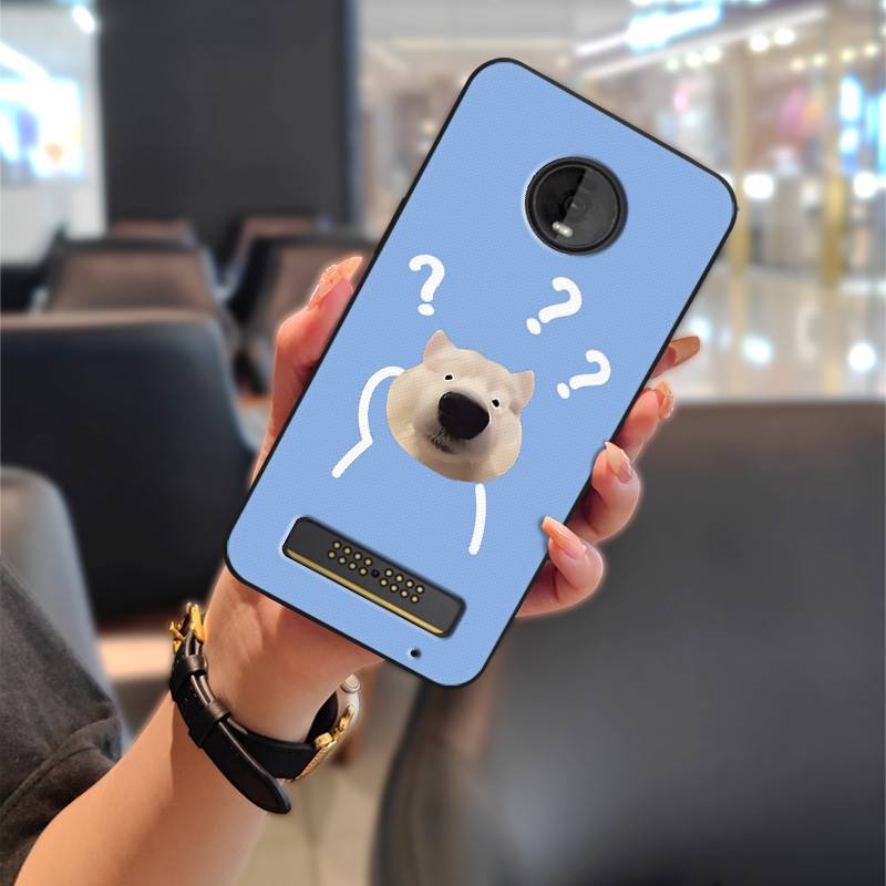 Cartoon Stoßfestes Handyhülle Für MOTO Z4 Play Graffiti Modedesign Wasserdicht Schmutzabweisend Anti-Knock TPU Langlebig