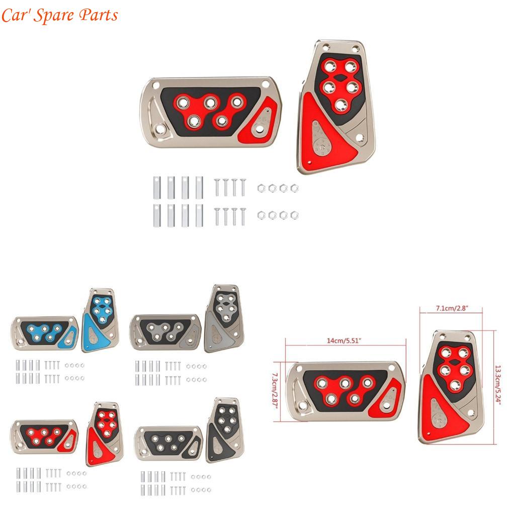Y4UA Non-slip Car Foot Treadle Footrest Pedal Cover Automatic Gear Brake Rest Pedal