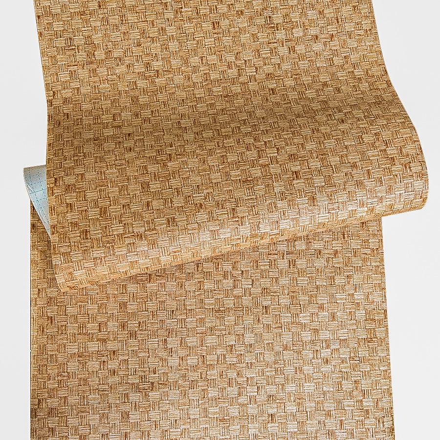 

3D Стільниковий Бамбуковий Плетений Самоклеючий ПВХ Шпалери