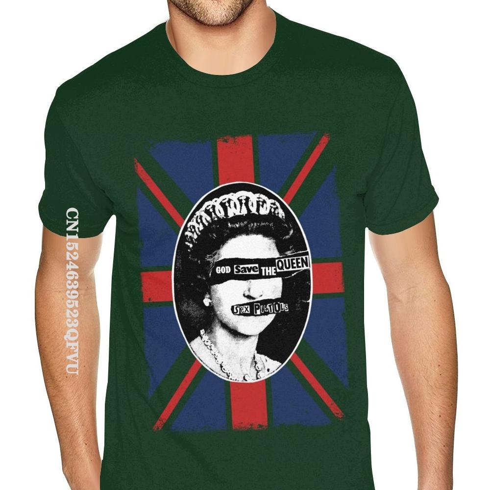 Sex Pistols Tee God Save The Queen Cotton Boys Make Your Own Top T-shirts Normal Brand Mens Tops T Shirt Normal Cotton