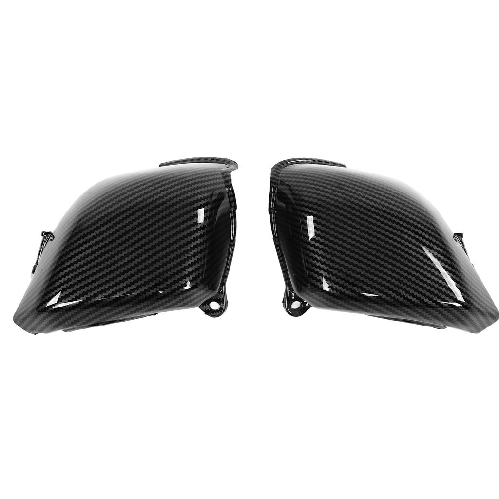 2pcs Carburetor Side Cover Carbon Fiber Style ABS Replacement For CB 400 CB400 VTEC 1999‑2007