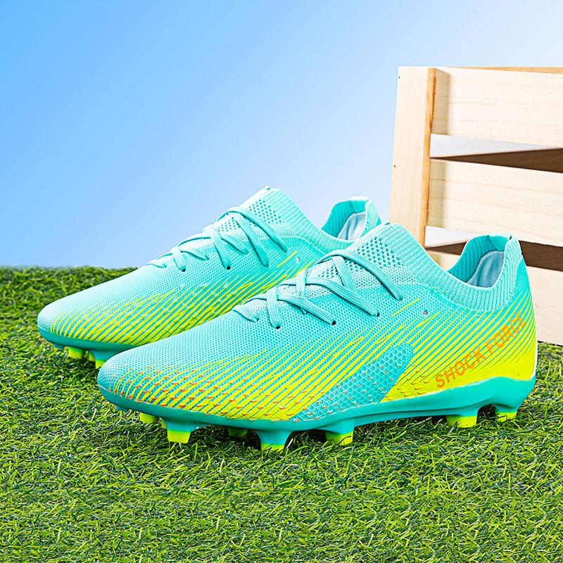 Футбольные бутсы Мужские футбольные бутсы Детские футбольные бутсы Женские профессиональные футбольные бутсы Противоскользящие футбольные бутсы Chaussure FG Уличные футбольные бутсы 45 зелёный