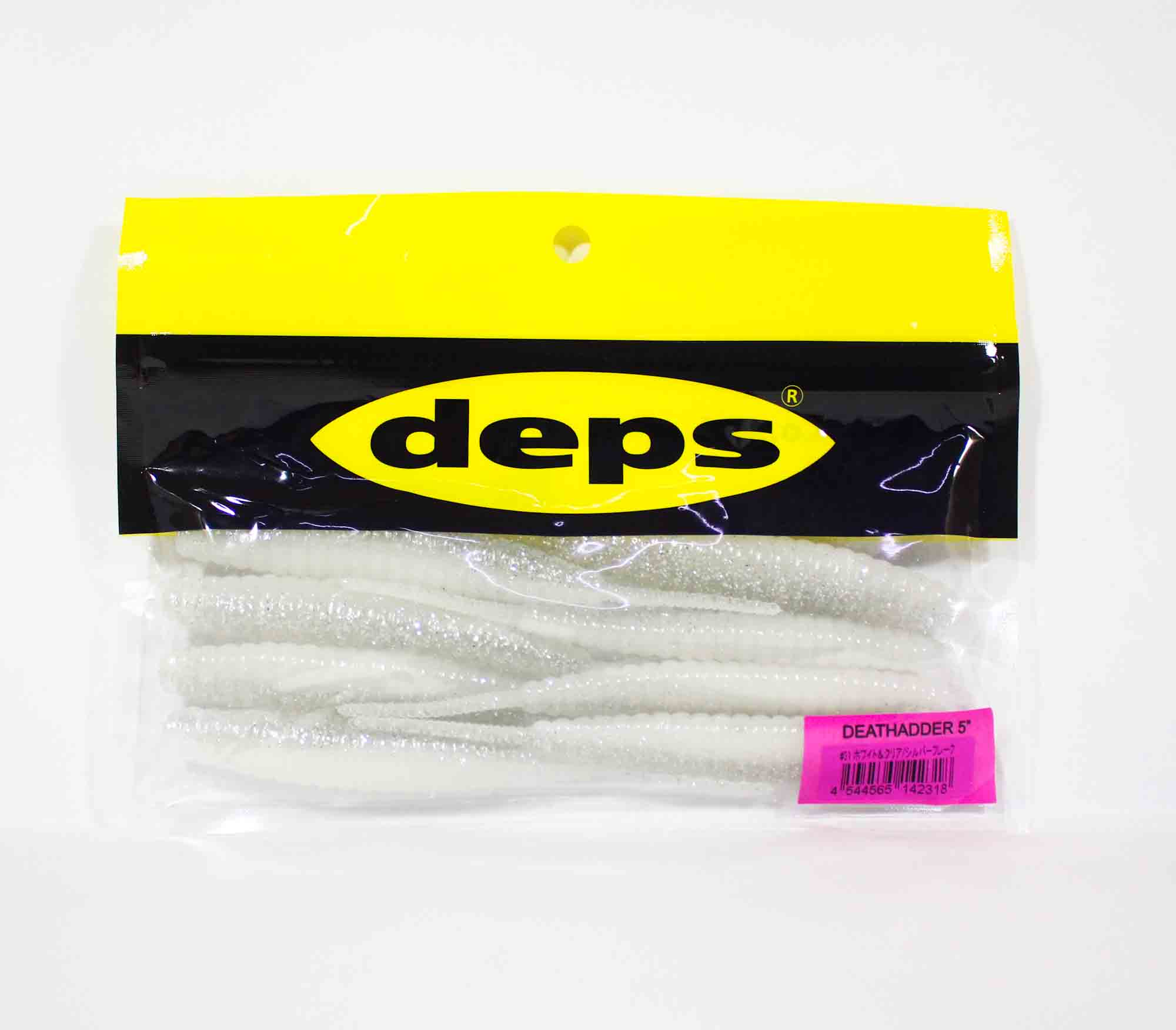 

Deps Soft Lure Death Adder 5 дюймов 8 штук в упаковке 31 (2318)