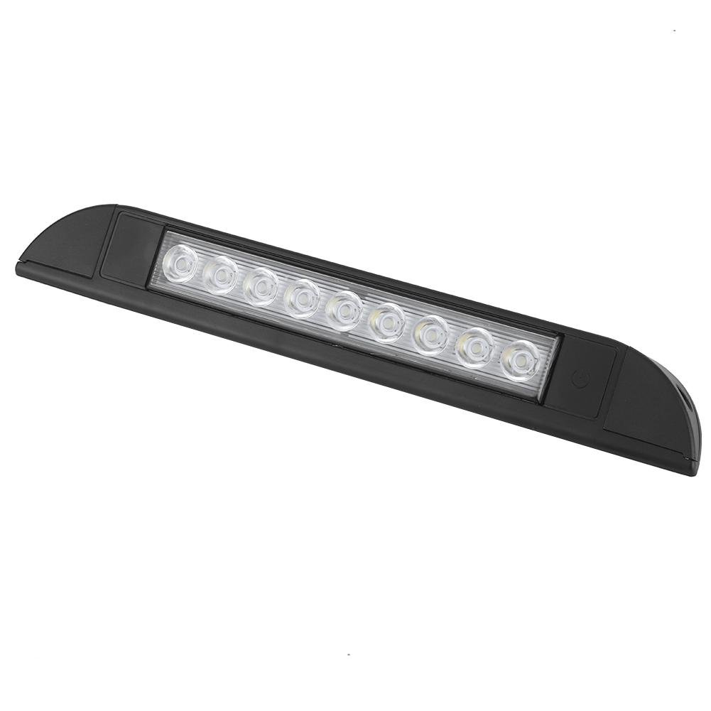LED Car Interior Strip Bar Light 9 LED Lamp Beads Waterproof 4.5W with On Off Switch