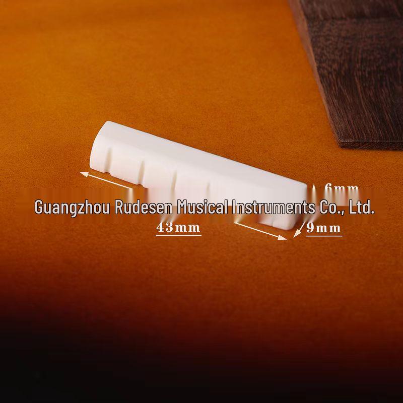 

Durable Acoustic Guitar Bone Nut & Bridge Set
