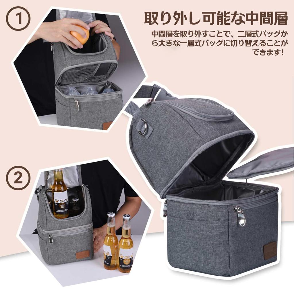 Momcozy Insulated Cooler Bag, Baby Bottle Bag, Baby Bottle Pouch, Breast Milk Cooling Pouch, Milk Case, Diaper Case, Stroller Compatible,