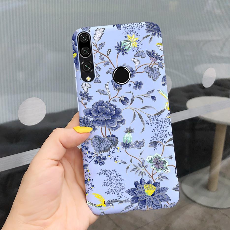For Huawei Y9 Prime 2019 Case STK-L21 Stylish Flower Cartoon Phone Cover For Huawei Y9 Y 9 Prime 2019 Cases Fundas Coque Bumper
