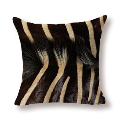 Decorative Throw Pillows Cases Leopard Wood Grain Sofa Cushion Covers Car Home Pillowcase Living Room Decoration