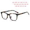 Rivet Big Square Myopic Glasses Women Men TR90 Frame Minus Lens Prescription Spectacle Diopter 0 -0.5 -0.75 -1.0 To -6.0