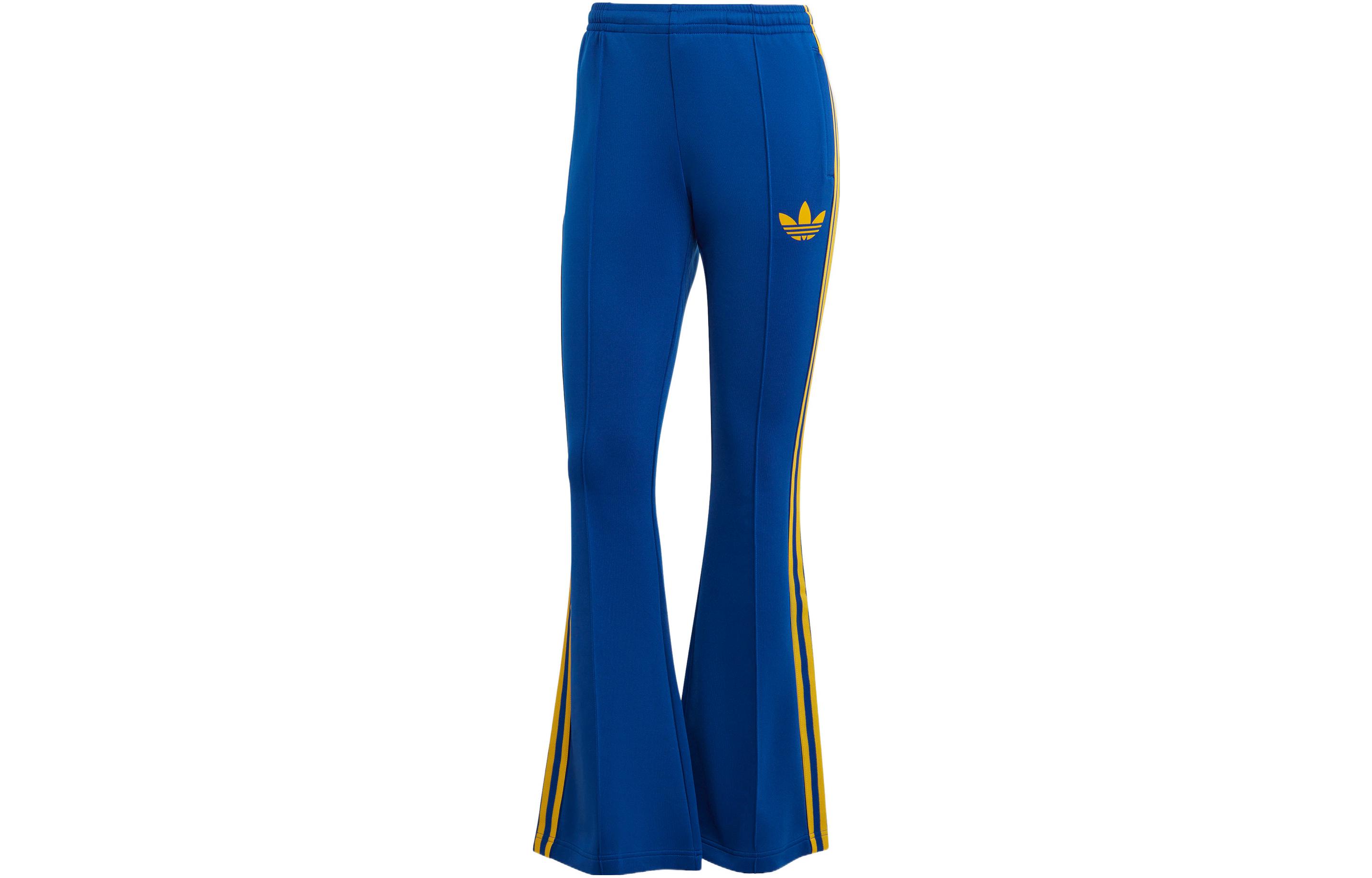 adidas originals Women s ADICOLOR 70S FLARED TRACK PANTS BLUE IB2021 2XS