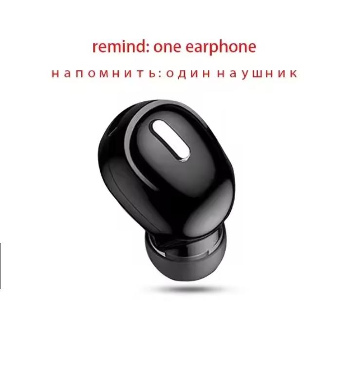 2025 X9 Kabelloser Kopfhörer Bluetooth-kompatibel 5.0 mit Mikrofon Einzelner In-Ear-Sportkopfhörer für Xiaomi Huawei Stereo-Sound-Kopfhörer