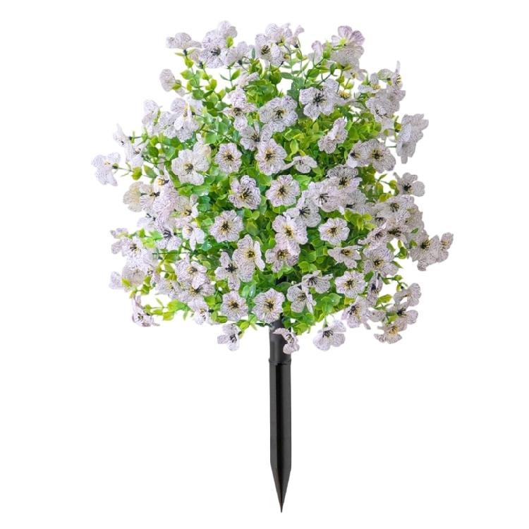 

Realistic Flower Stake 22Inch High Artificial Plant Outdoor Plastic Flower For Garden Patio Front Porch Yard Landscaping белый