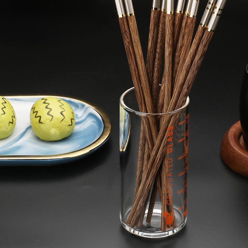 Massiva träpinnar för hushåll, Halkfria ätpinnar, Köksset, Halkfria ätpinnar, Trästam, Presentförpackning