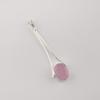 Rose Chalcedony Gemstone 925 Sterling Silver Partywear Jewelry Handmade Long Pendant 1.79" PP-69-14