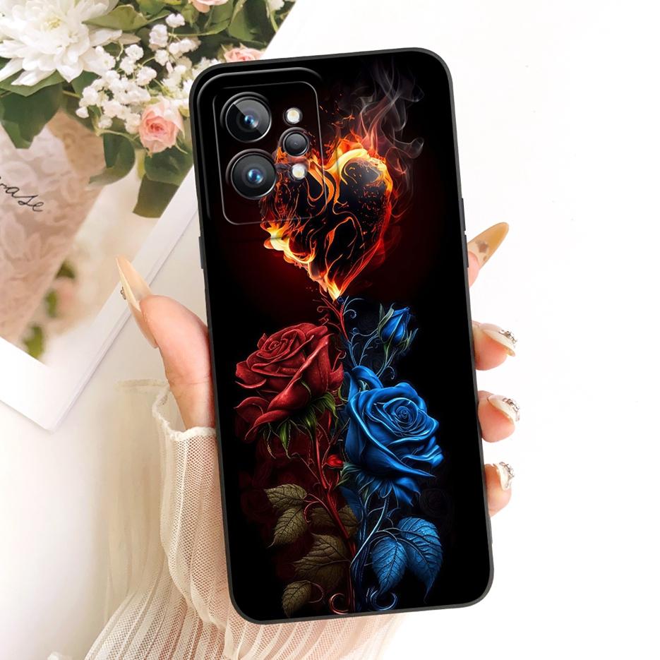 For Realme GT 2 Pro 5G Case Cool Owl Dragon Painted Cover Soft TPU Phone Cases For Realme GT Neo 2 Neo2 GT2 RealmeGT2 Pro Fundas