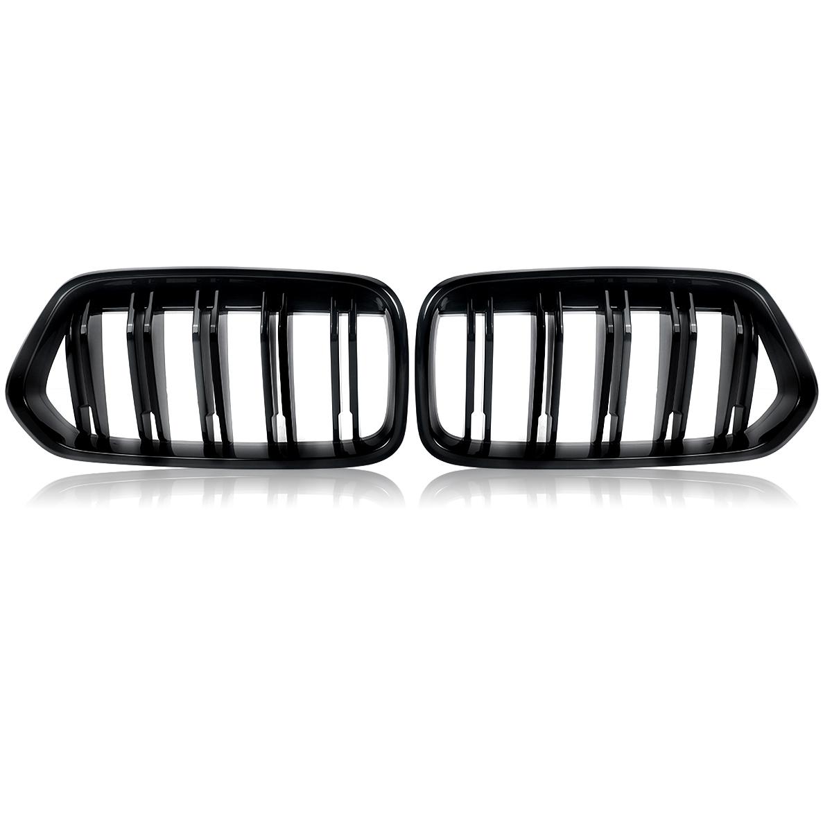 BBJH7 Car Styling Front Kidney Grille Dual Slat Grille For BMW X2 F39 2018-2023 Racing Grills Glossy Black Car accessories