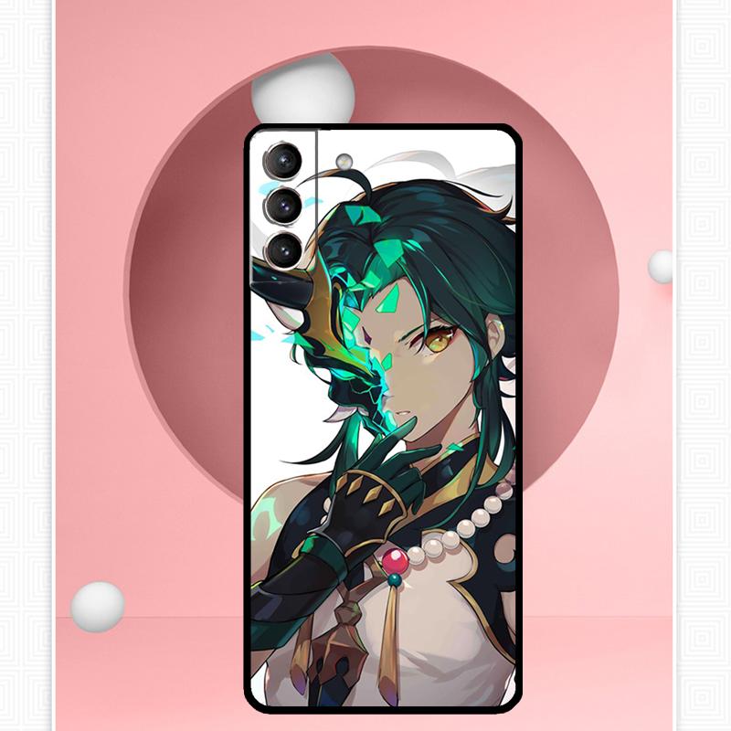 Genshin Impact Xiao Case For Samsung Galaxy S25 Ultra S20 S21 S22 S23 S24 Plus S9 S10 S24 FE S25 FE Cover Funda