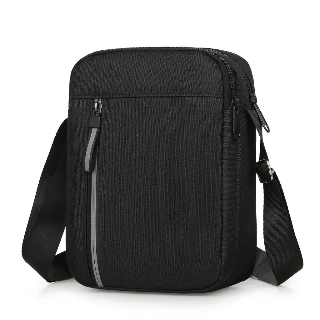 Large Capacity Crossbody Bag For Men Durable Casual Nylon Waterproof Handbag Messenger Bag Travel Male Shoulder Bag